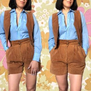 80’s Leather Shorts